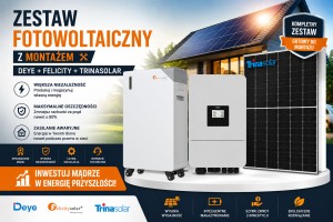 INSTALACJA FOTOWOLTAICZNA 6,12kW Magazyn Energii 16kWh z MONTAŻEM