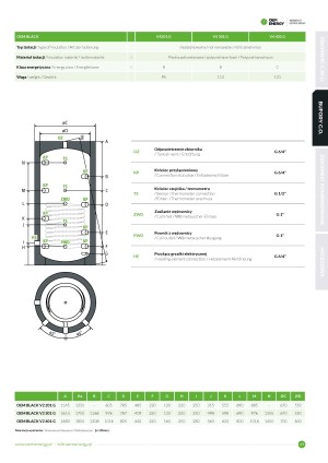 Zbiornik buforowy OEM BLACK v4 201 G z wężownicą